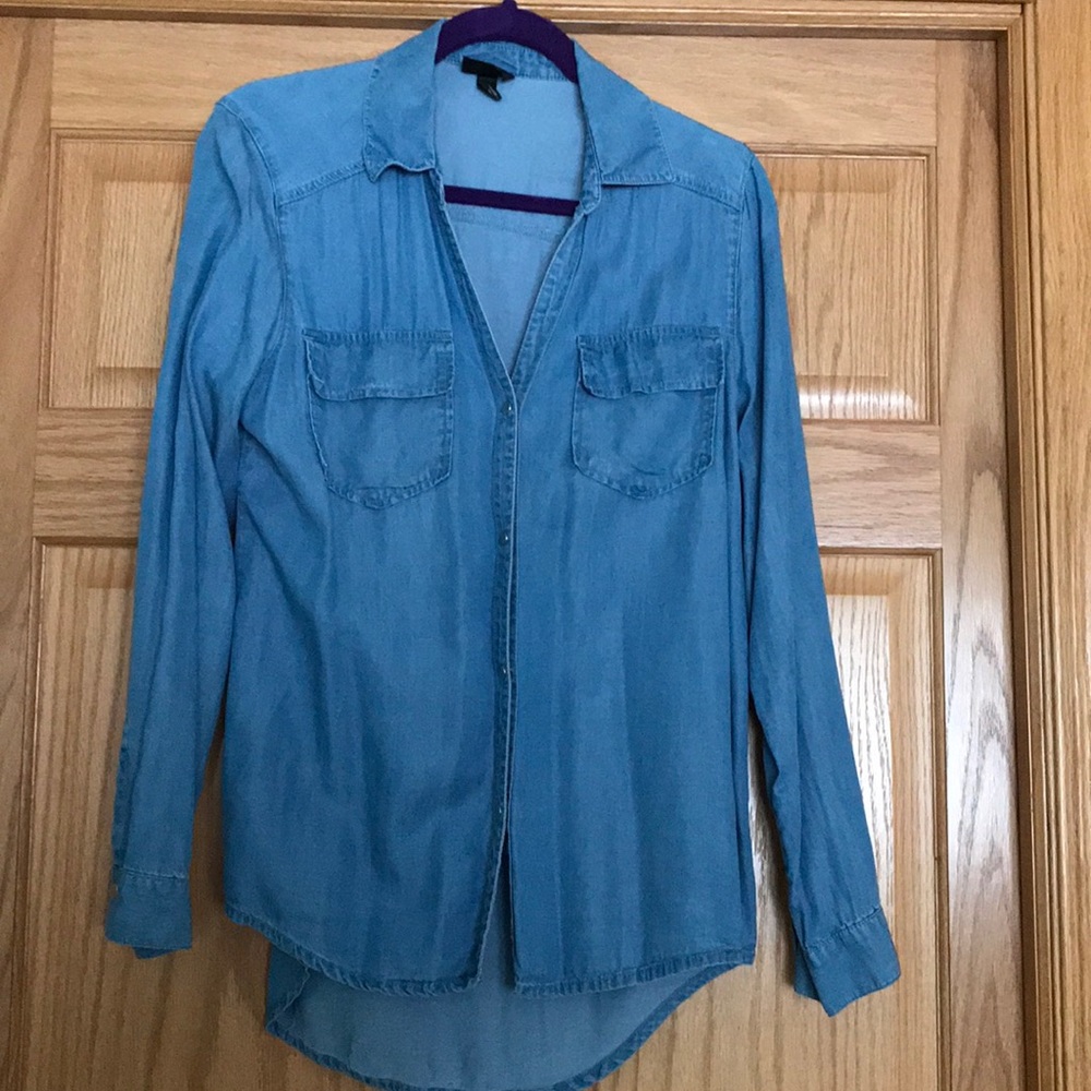 Jean blouse